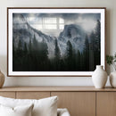 Yosemite National Park El Capitan Foggy Mountain Wall Art | by MyGreatCanvas | Canvas Wall Art Prints | Photo Prints & Wall Decor