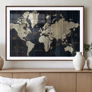 World Map Canvas Print – Detailed Map of the World Wall Art by MyGreatCanvas | Canvas Wall Art Prints | Photo Prints & Wall Decor