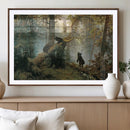 Grizzly Bear Cubs Wall Art Canvas Print