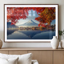 Mount Fuji Canvas Wall Art Japan Autumn Mountain Canvas