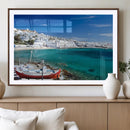 Santorini Wall Art Canvas Print by MyGreatCanvas | Canvas Wall Art Prints | Photo Prints & Wall Decor