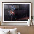 American Football Wall Art Canvas Print, Stadium Sport Wall