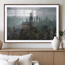 Disney Castle Wall Art Canvas Print, Living Kids Home Room