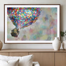 Up Pixar Poster, Look Up Pixar Wall Art, Up Pixar Canvas,