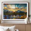 Grand Teton Park Sunrise Wall Art – Vibrant Landscape Canvas
