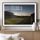 Oregon Ducks Football Team Print - Eugene Autzen Stadium
