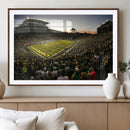 Oregon Stadium Canvas Wall Art - Captivating Game Day Scene