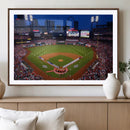 St. Louis Cardinals Baseball Team Print - Busch Stadium Wall by MyGreatCanvas | Canvas Wall Art Prints | Photo Prints & Wall Decor