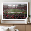 Wisconsin Badgers Team Print Canvas - Madison Camp Randall