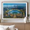 Los Angeles Dodgers Wall Art Canvas, Dodger Stadium Wall Art
