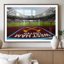 West Ham United FC Stadium Canvas Wall Art – London Stadium by MyGreatCanvas | Canvas Wall Art Prints | Photo Prints & Wall Decor