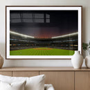 Yankee Stadium Night Game Triple Canvas, Yankee Stadium