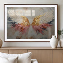 Golden Angel Wings Wall Art Canvas Print – Stunning Abstract by MyGreatCanvas | Canvas Wall Art Prints | Photo Prints & Wall Decor