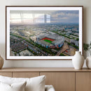 Old Trafford Manchester United Stadium Wall Art Canvas Print