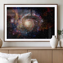 Nebula and Galaxies in Space Wall Art Canvas Print, Spiral