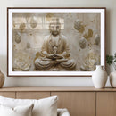 Serene Buddha Wall Art | Yoga Room Decor and Meditation Wall
