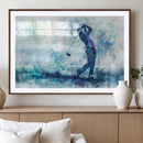 Golf Swing Wall Art Canvas Print - Sports-Inspired