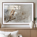 Barn Owl Wall Art | Watercolor Canvas Print | Perfect for