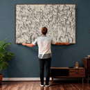 Abstract Horse Sketch Wall Art | Ready to Hang and Framed |