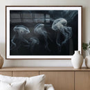 Jellyfish Wall Art Canvas Print, Elegant Wall Decor