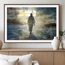 Jesus Walking on Water Wall Art | Canvas Print | Ready to