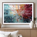 Radiant Bloom Abstract Floral Wall Art Canvas Print - by MyGreatCanvas | Canvas Wall Art Prints | Photo Prints & Wall Decor