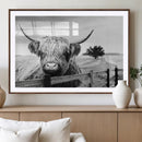 Scottish Highland Cow Wall Art | Rustic Farmhouse Décor |