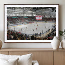 Lausanne Arena Ice Hockey Stadium Wall Art Canvas Print,