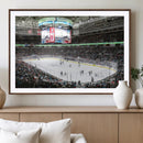Sharks Arena Blackhawks Sharks Ice Hockey Stadium Wall Art by MyGreatCanvas | Canvas Wall Art Prints | Photo Prints & Wall Decor