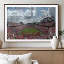 NC State Wolfpack Football Team Print Canvas- Raleigh