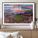 Carter-Finley Stadium Art Sunset Game Triple Canvas Wall Art by MyGreatCanvas | Canvas Wall Art Prints | Photo Prints & Wall Decor