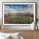 Framed Houston Cougars Football Team Print - Houston TDECU by MyGreatCanvas | Canvas Wall Art Prints | Photo Prints & Wall Decor