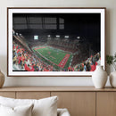 Houston Cougars Football Team Print - Houston TDECU Stadium
