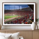 Wisconsin Badgers Football Team Print - Madison Camp Randall by MyGreatCanvas | Canvas Wall Art Prints | Photo Prints & Wall Decor