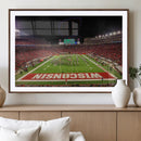 Wisconsin Badgers Football Team Print Canvas- Madison Camp by MyGreatCanvas | Canvas Wall Art Prints | Photo Prints & Wall Decor
