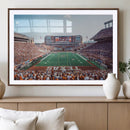 Framed Texas Memorial Stadium Canvas, University of Texas