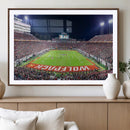 Wolfpack Football Team Print - Raleigh Carter-Finley Stadium
