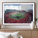 Cincinnati Bearcats Football Team Print - Nippert Stadium Wall Art Canvas Print