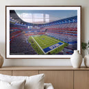 Buffalo Bills Football Team Print Canvas - Buffalo Highmark by MyGreatCanvas | Canvas Wall Art Prints | Photo Prints & Wall Decor