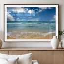 Sea View From the Beach Canvas Print
