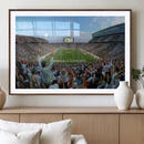 Michigan State Spartans Football Team Art Print - East