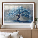 Abstract Blue Tree Art Canvas Print, Majestic Tree Wall Art by MyGreatCanvas | Canvas Wall Art Prints | Photo Prints & Wall Decor