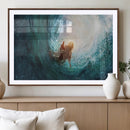 Powerful Jesus Canvas Print - Hand of Salvation,