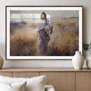 Jesus the Good Shepherd Wall Art Canvas Print - Lost Lamb