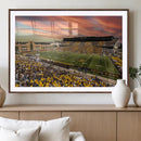 University of Wyoming Cowboys Football Team Print - Laramie by MyGreatCanvas | Canvas Wall Art Prints | Photo Prints & Wall Decor