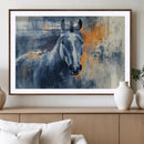 Abstract Blue Horse Wall Art Print Canvas | Horse Wall Art by MyGreatCanvas | Canvas Wall Art Prints | Photo Prints & Wall Decor