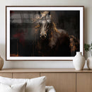 Abstract Black Horse Canvas Print for Farmhouse Wall Art | by MyGreatCanvas | Canvas Wall Art Prints | Photo Prints & Wall Decor