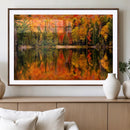 Forest Reflection Art | Autumn Forest Reflection Wall Art | by MyGreatCanvas | Canvas Wall Art Prints | Photo Prints & Wall Decor