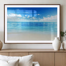 Beach Scene Canvas Wall Art Print – Tranquil Ocean Horizon by MyGreatCanvas | Canvas Wall Art Prints | Photo Prints & Wall Decor