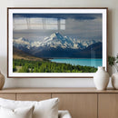 Mount Cook and Lake Pukaki Canvas Wall Art Print – Majestic by MyGreatCanvas | Canvas Wall Art Prints | Photo Prints & Wall Decor
